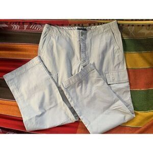 Women's Size 6 Cotton Khaki Cargo Pockets  Banana‎ Republic Jeans  Hipster